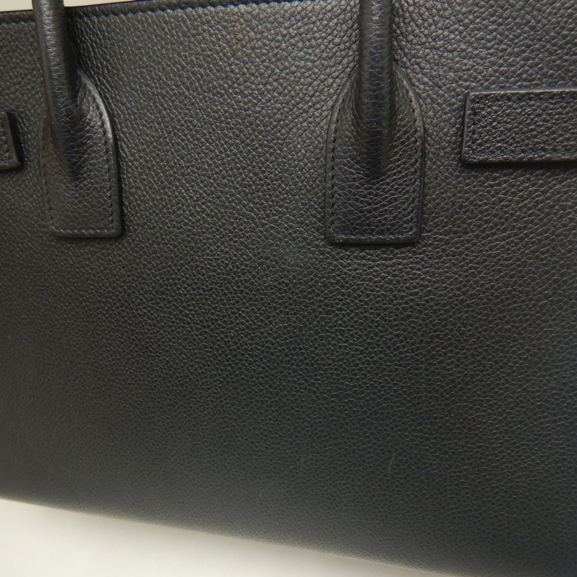 Yves Saint Laurent YVES SAINT LAURENT Sac de Jour Baby 421863 Handbag, Calfskin, Black, Women's 254275 Size ONE SIZE - 9 Thumbnail