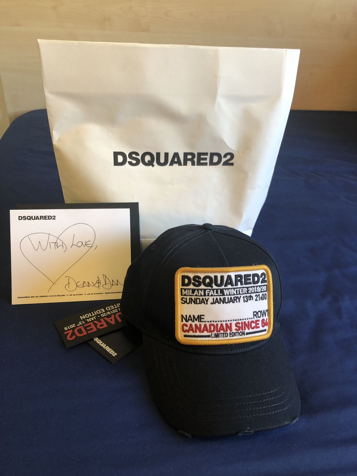 Dsquared2 Dsquared2 Limited Edition Cap Hand Signed Grailed