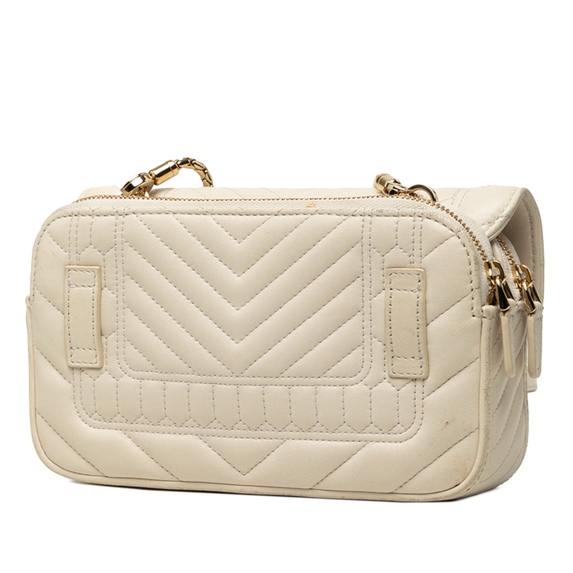 Bvlgari Quilted Calfskin Serpenti Forever Convertible Belt Bag Size ONE SIZE - 2 Thumbnail