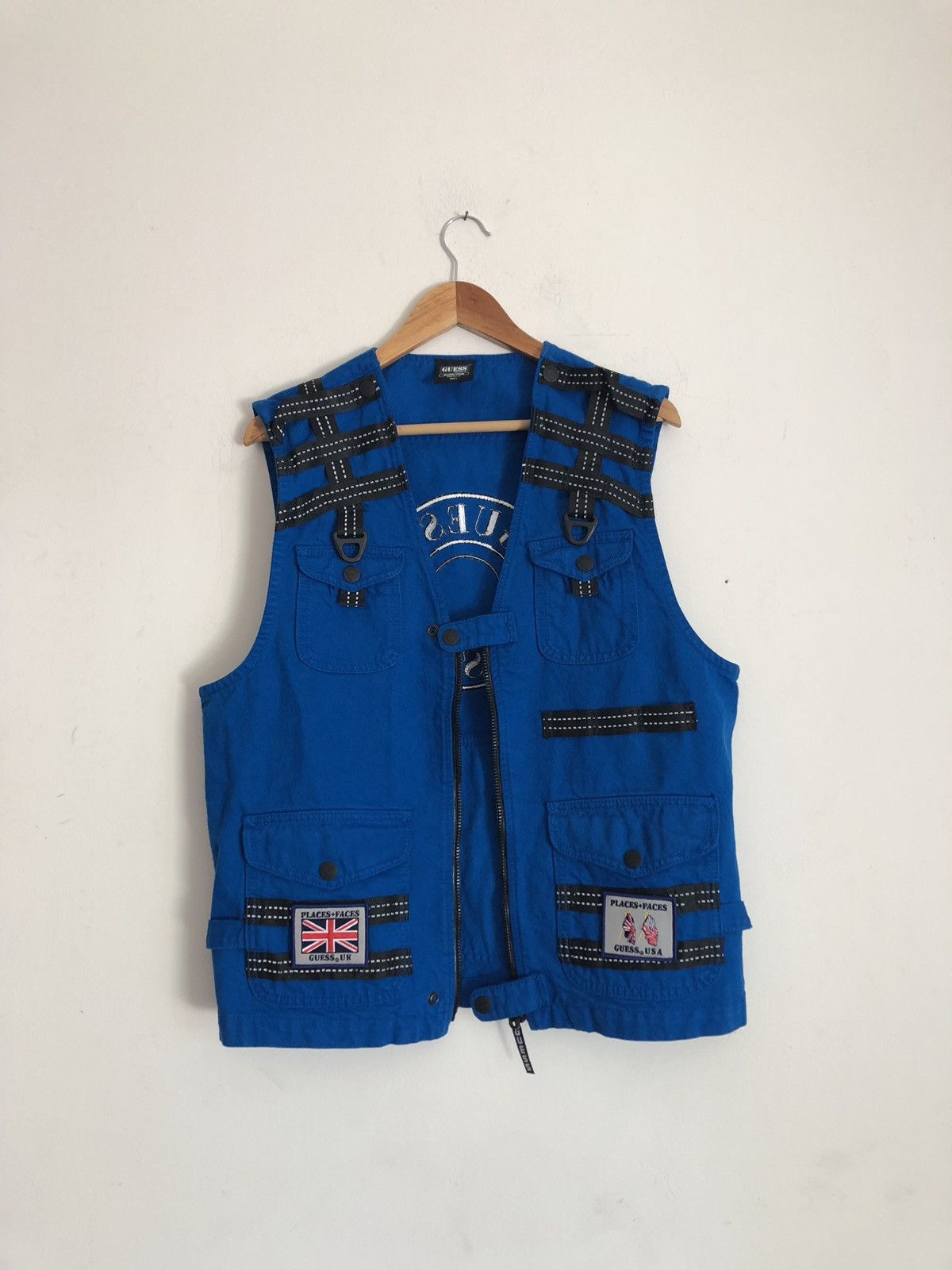 Guess × Places + Faces Guess Places + Faces Blue Vest Complex Con Exclusive Size US L / EU 52-54 / 3 - 2 Thumbnail