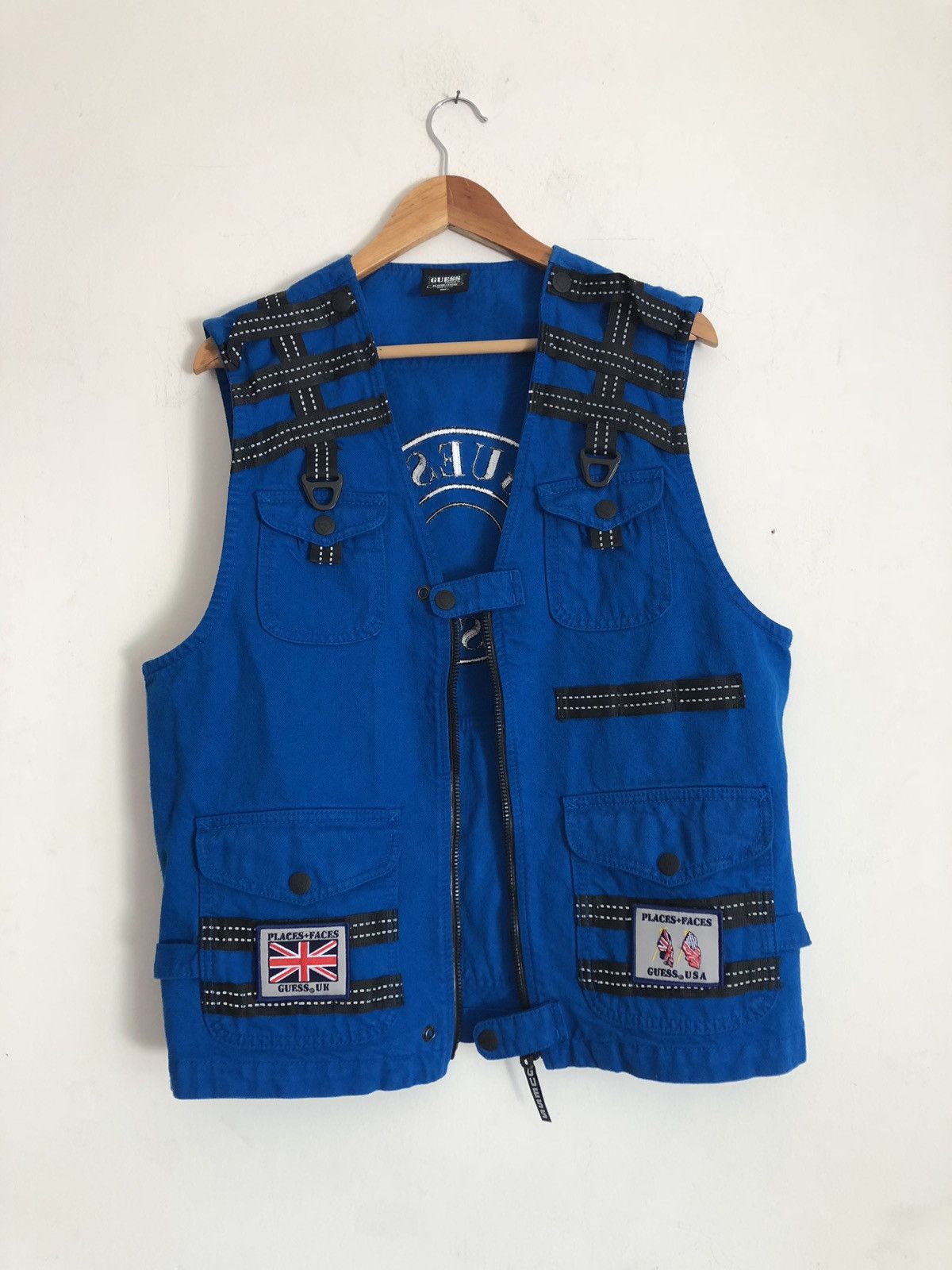 Guess × Places + Faces Guess Places + Faces Blue Vest Complex Con Exclusive Size US L / EU 52-54 / 3 - 3 Thumbnail