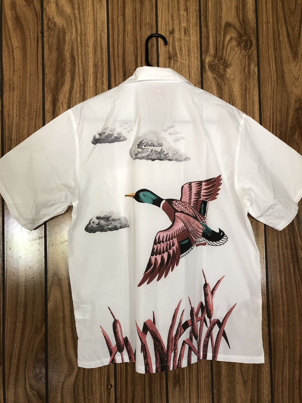 XL］HUMAN MADE DUCK ALOHA SHIRT WHITE