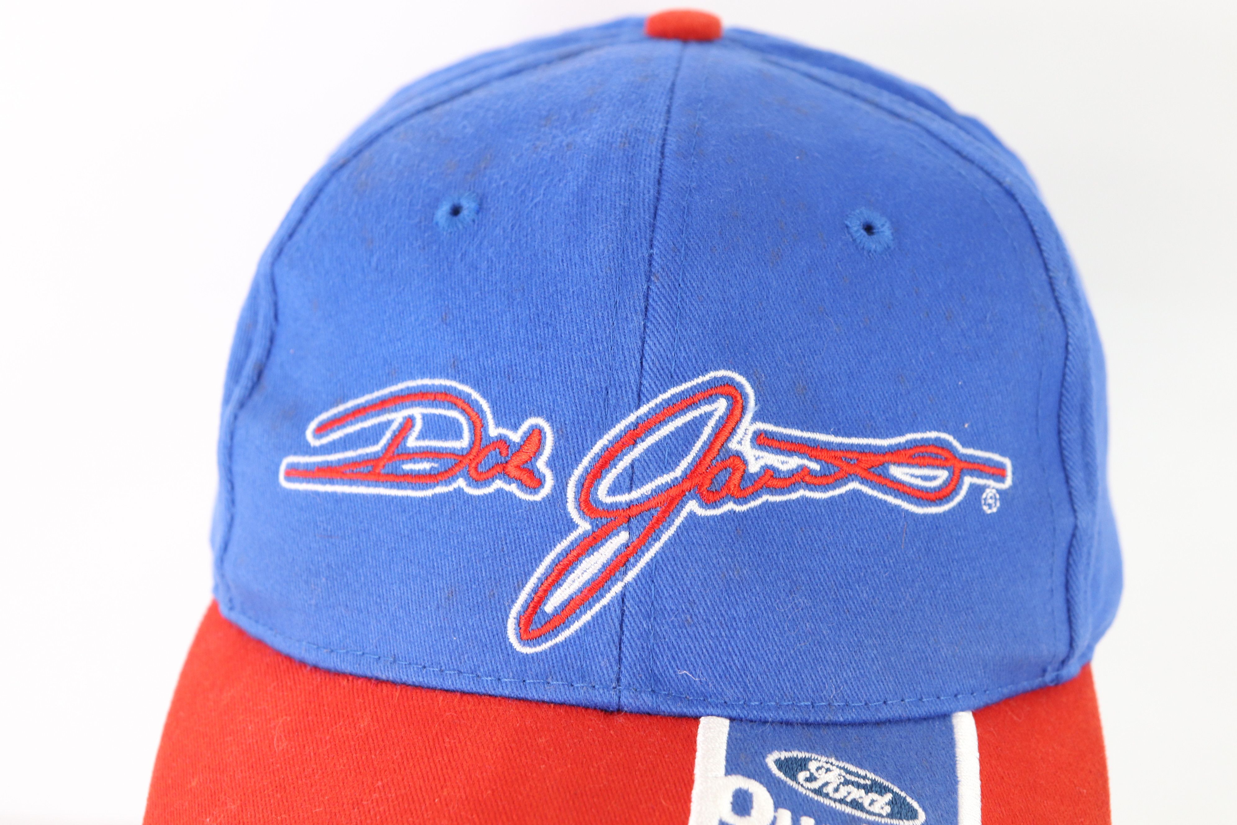 NASCAR × Vintage Vintage 90s NASCAR Dale Jarrett Ford Motor Co Racing Hat Size ONE SIZE - 2 Thumbnail