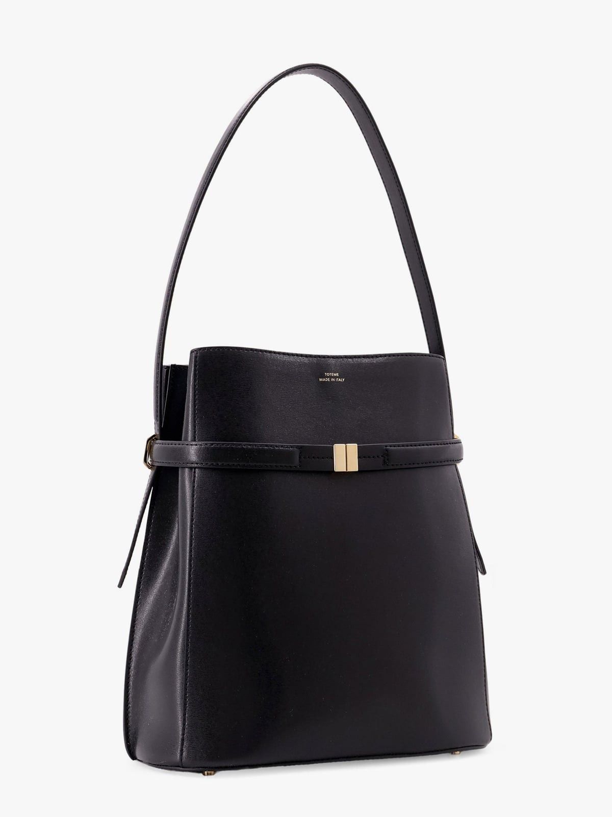 Toteme Toteme Belted leather bucket bag Size ONE SIZE - 4 Thumbnail