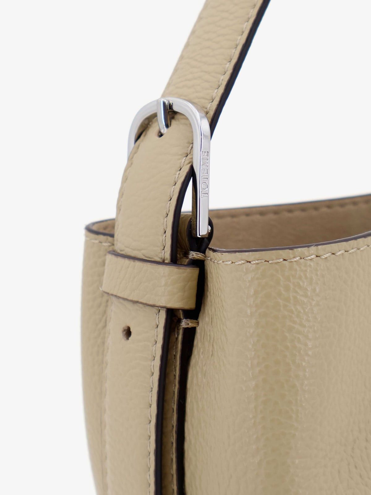 Toteme Toteme Petite Belted leather handbag with logo lettering pri Size ONE SIZE - 5 Thumbnail