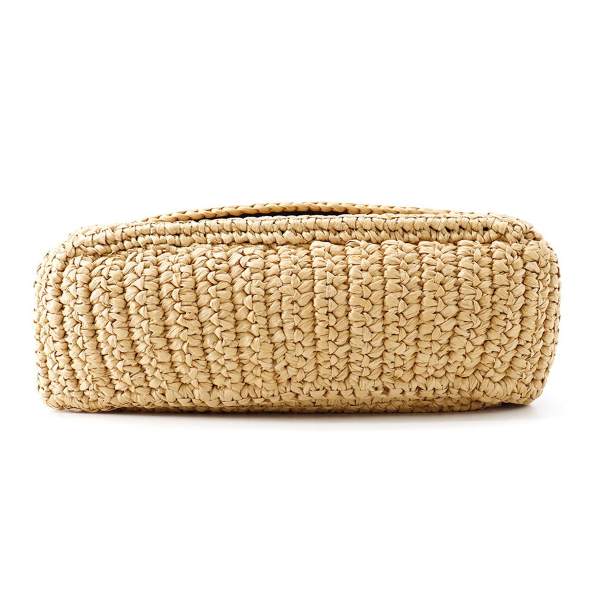 Yves Saint Laurent Yves Saint Laurent Saint Laurent Paris Chain Shoulder Bag Niki Raffia Leather 620329 SAINT LAURENT PARIS Handbag Size ONE SIZE - 3 Thumbnail