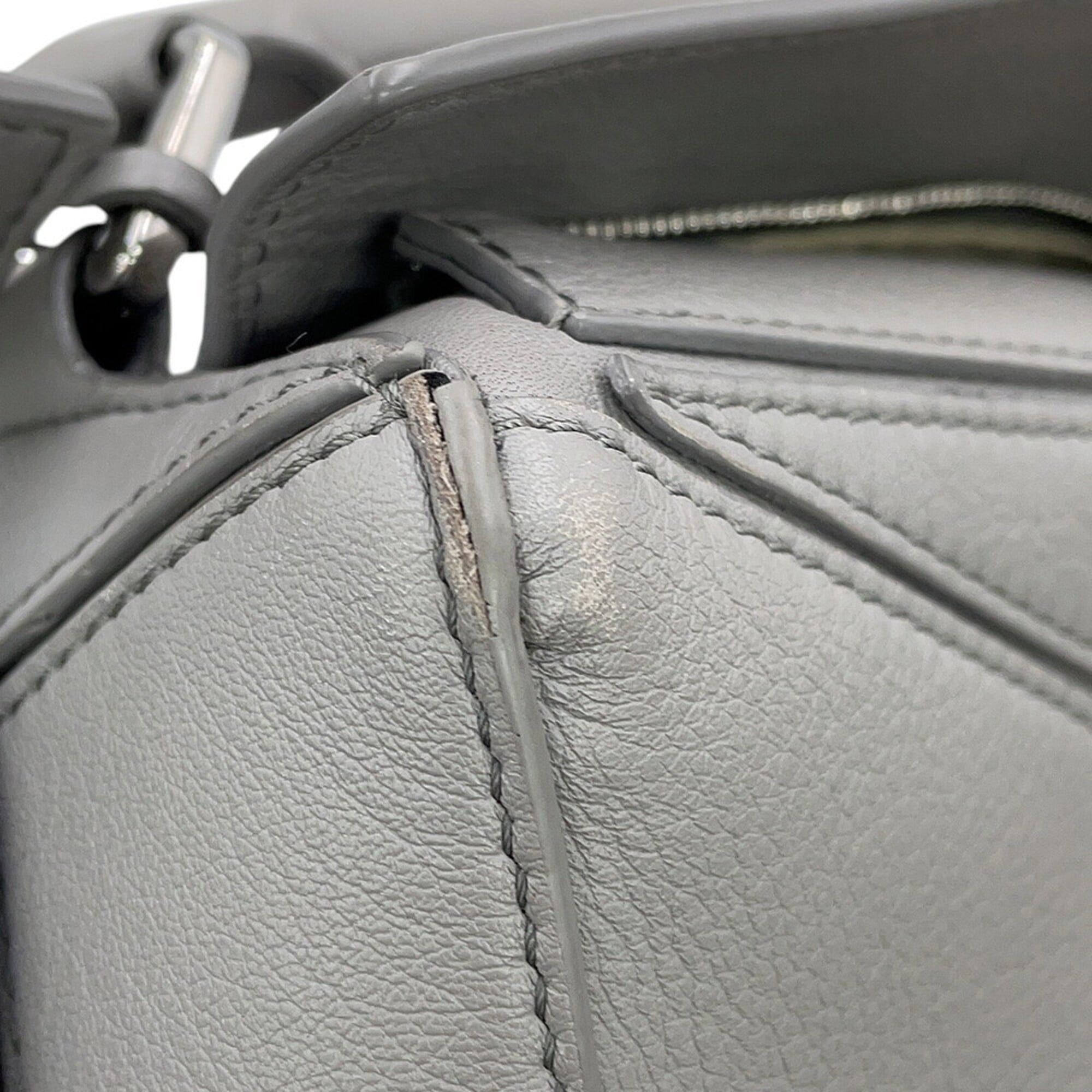 Loewe Loewe Puzzle Bag Small Leather Handbag 322.30.S21 LOEWE 2-way bag handbag Size ONE SIZE - 7 Thumbnail