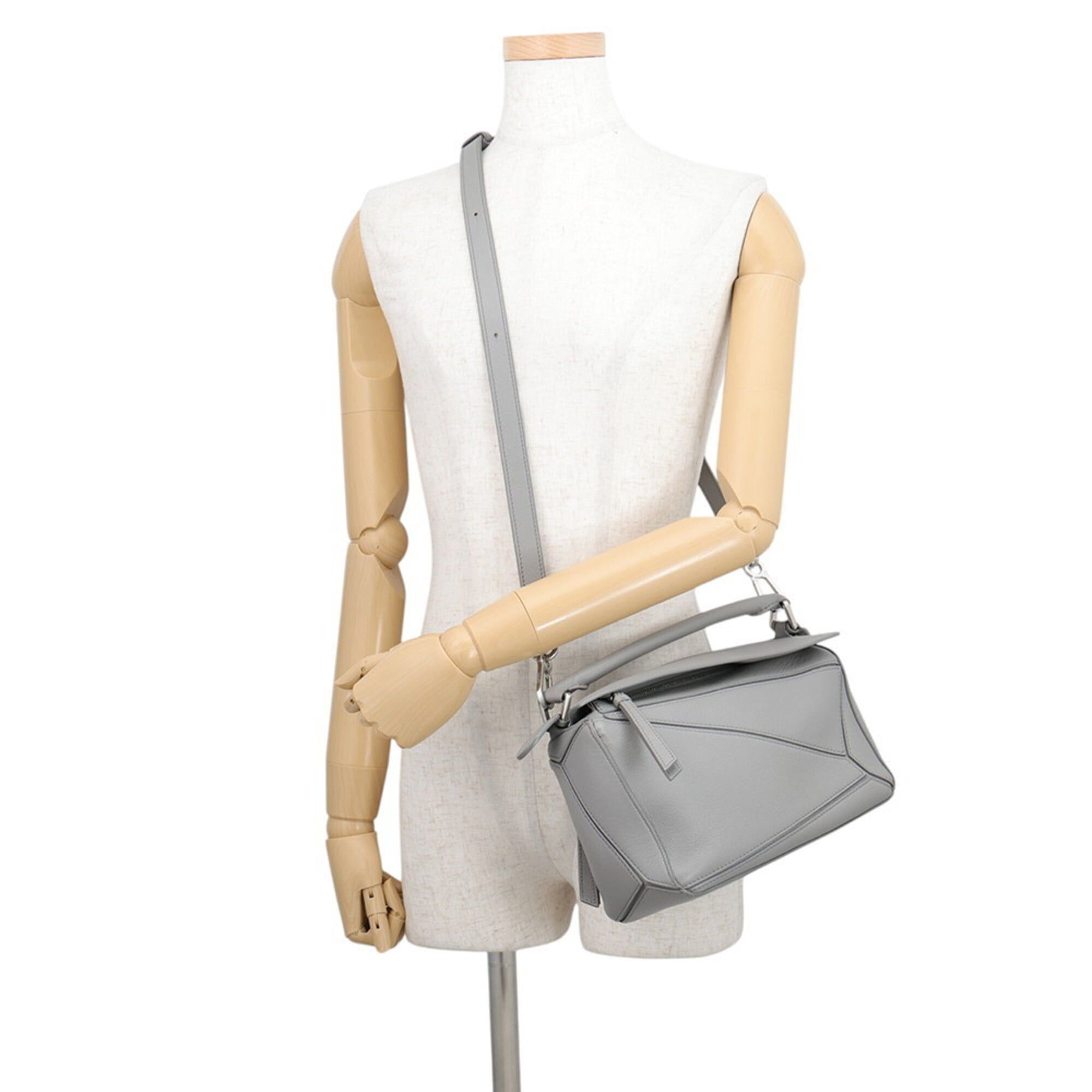 Loewe Loewe Puzzle Bag Small Leather Handbag 322.30.S21 LOEWE 2-way bag handbag Size ONE SIZE - 5 Thumbnail