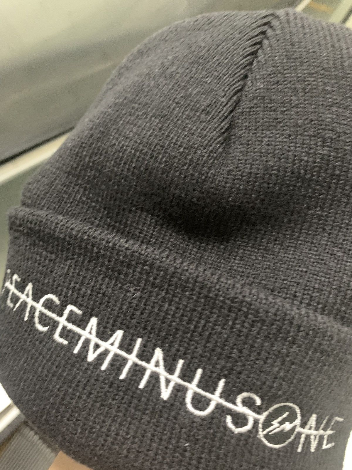 peaceminusone Knit cap #3 black Men's peaceminusone Hats | Grailed