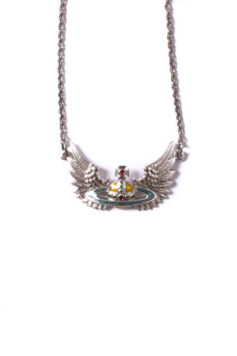 Vivienne westwood deals winged orb necklace