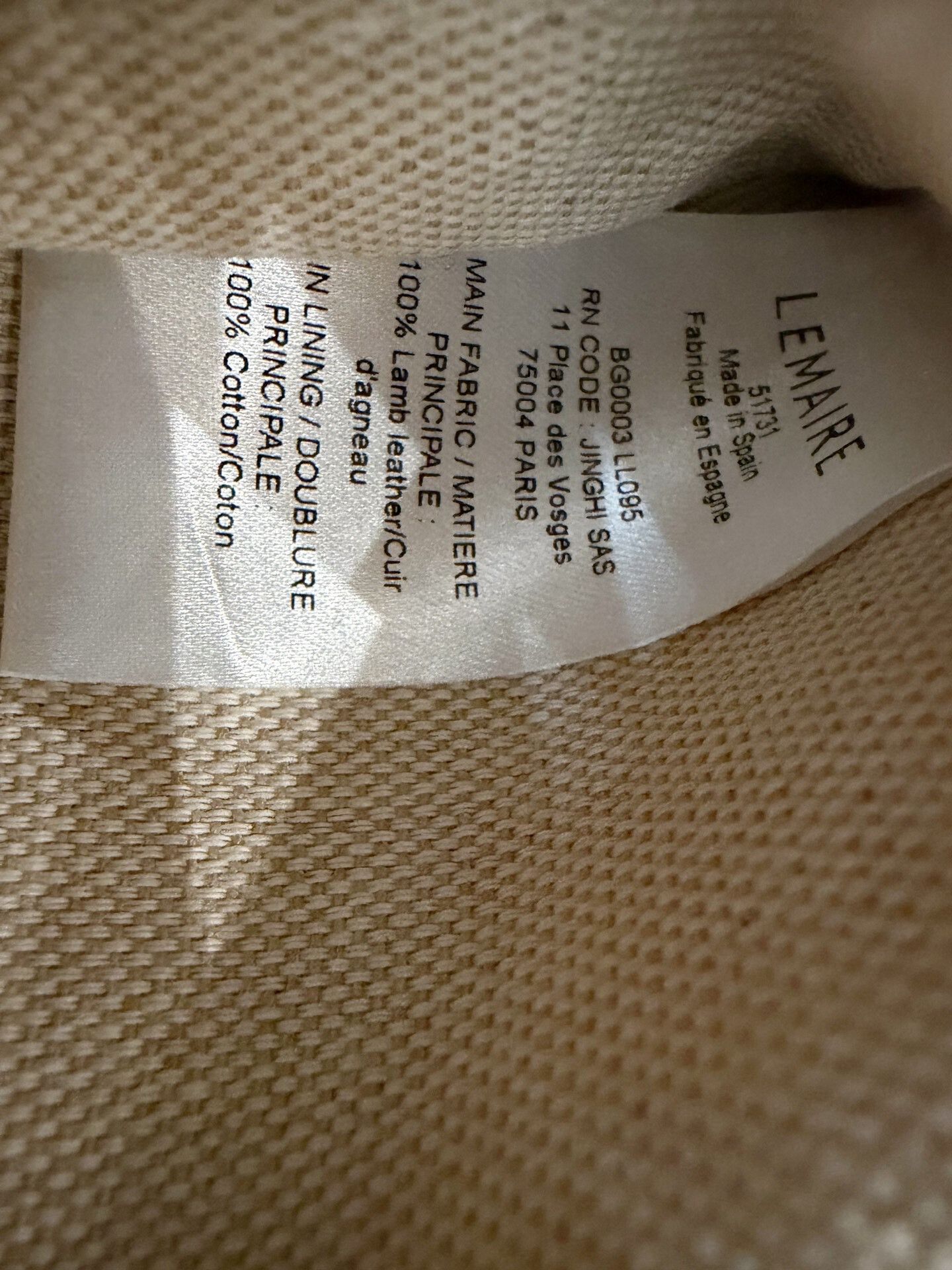 Lemaire Lemaire Brown Lambskin Croissant Bag Size ONE SIZE Size ONE SIZE - 8 Thumbnail
