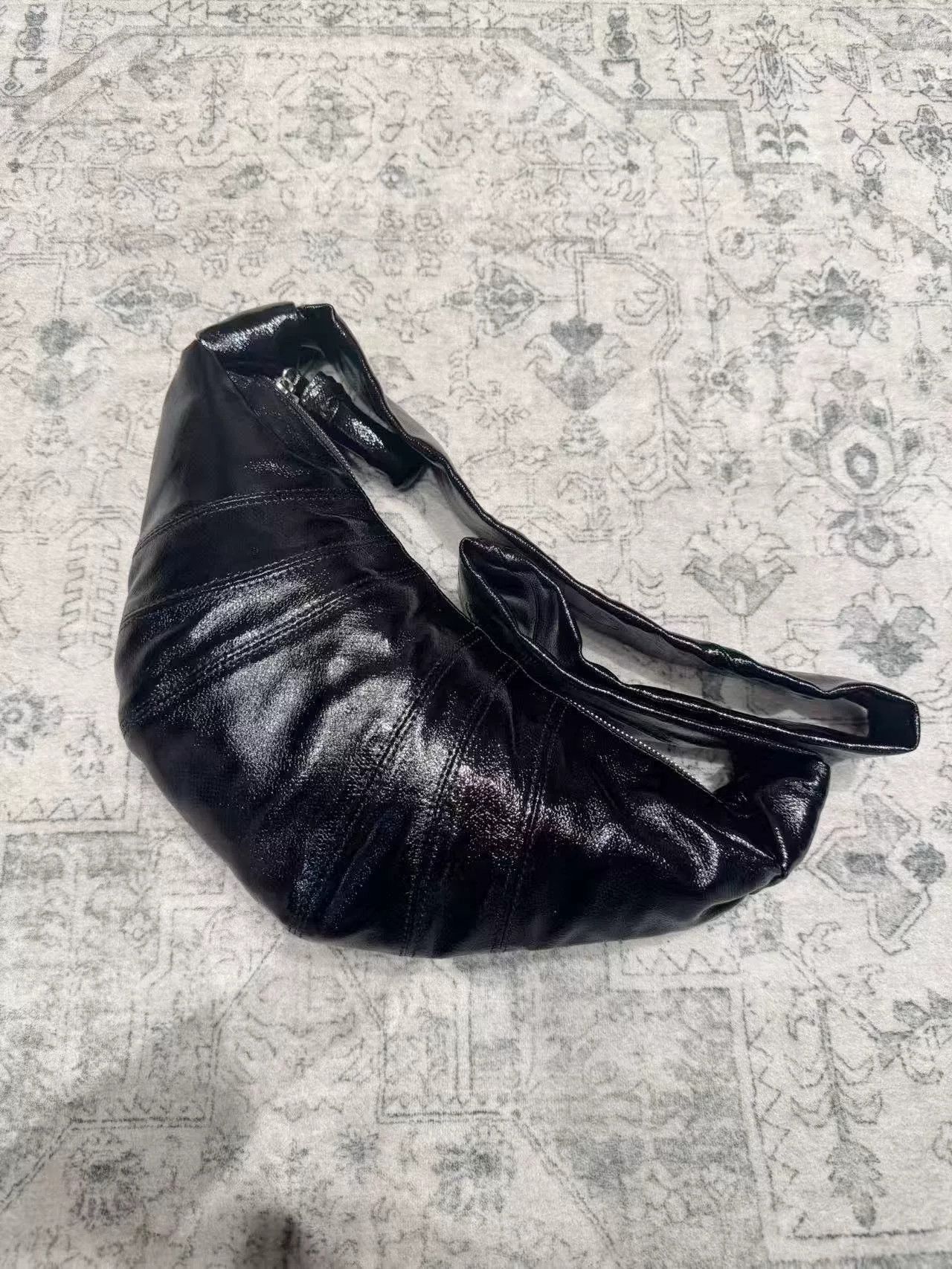 Lemaire LEMAIRE Small Croissant Bag Black Size ONE SIZE - 3 Thumbnail