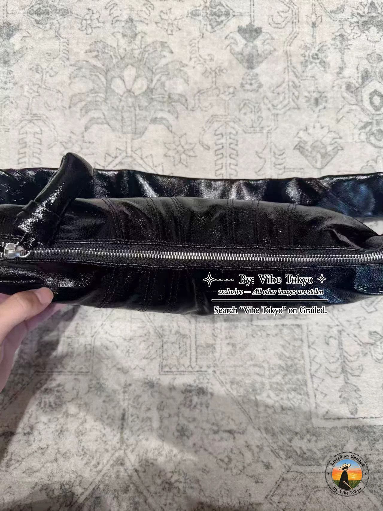 Lemaire LEMAIRE Small Croissant Bag Black Size ONE SIZE - 4 Thumbnail
