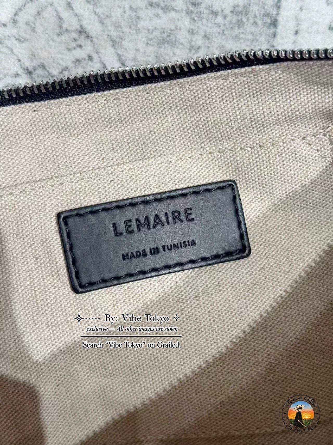 Lemaire LEMAIRE Small Croissant Bag Black Size ONE SIZE - 6 Thumbnail