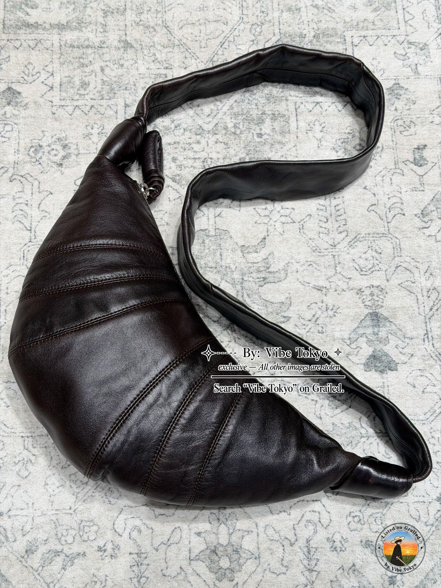 Lemaire Lemaire Croissant Leather Crossbody Bag Size ONE SIZE Size ONE SIZE - 5 Thumbnail