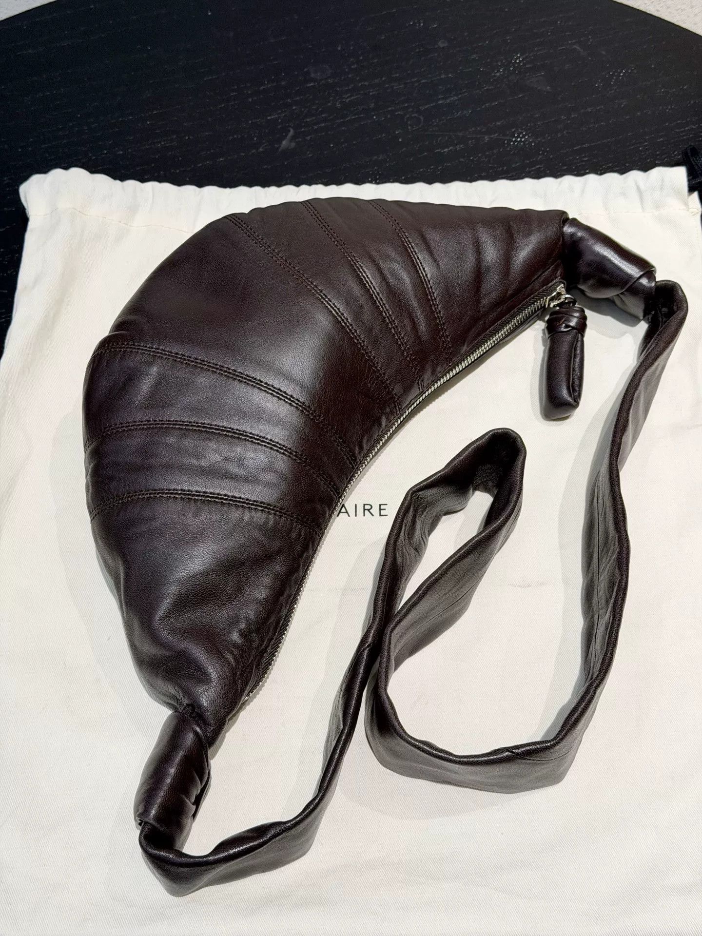Lemaire Lemaire Leather Croissant Bag ONE SIZE Size ONE SIZE - 2 Thumbnail