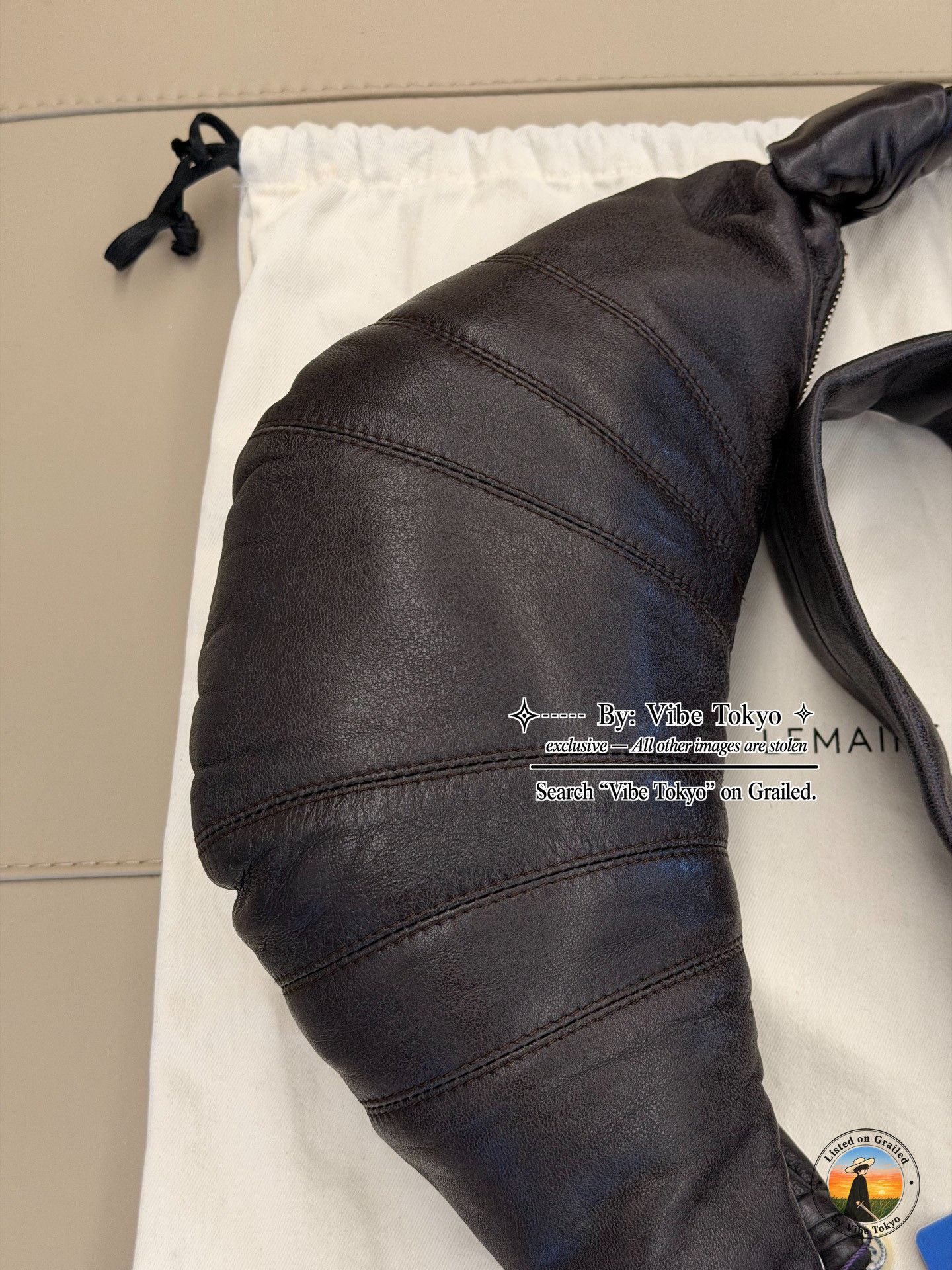 Lemaire Lemaire Small Leather Croissant Shoulder Bag Size ONE SIZE - 7 Thumbnail