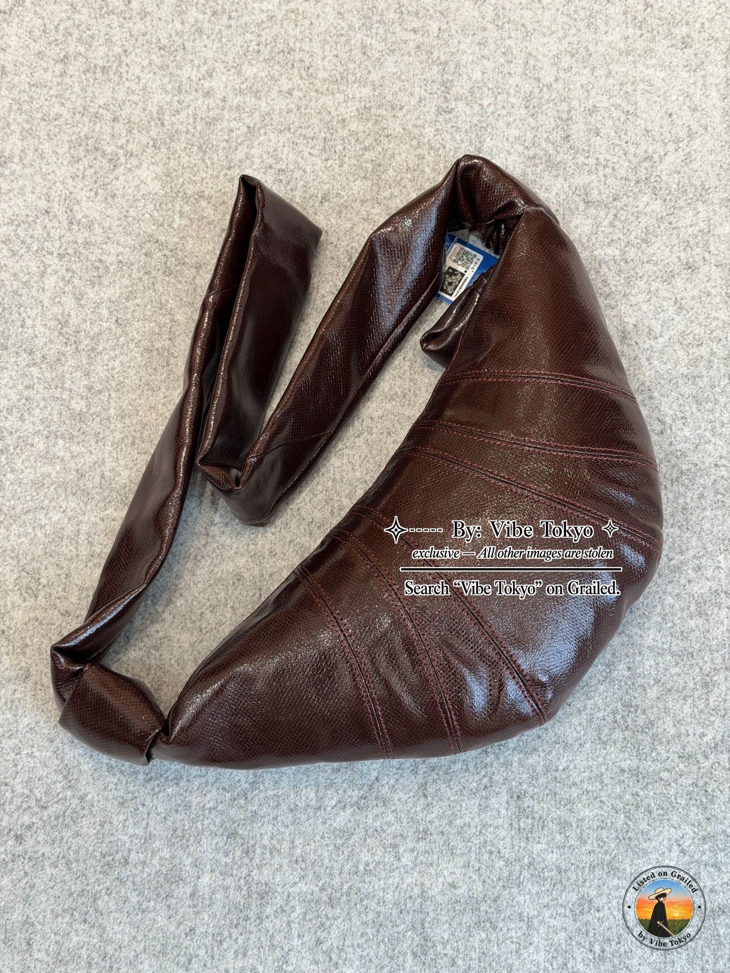 Lemaire Lemaire Chocolate Fondant Small Croissant Bag Size ONE SIZE - 4 Thumbnail