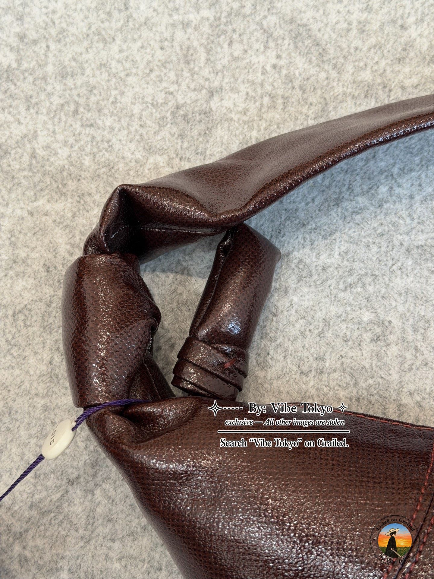 Lemaire Lemaire Chocolate Fondant Small Croissant Bag Size ONE SIZE - 6 Thumbnail