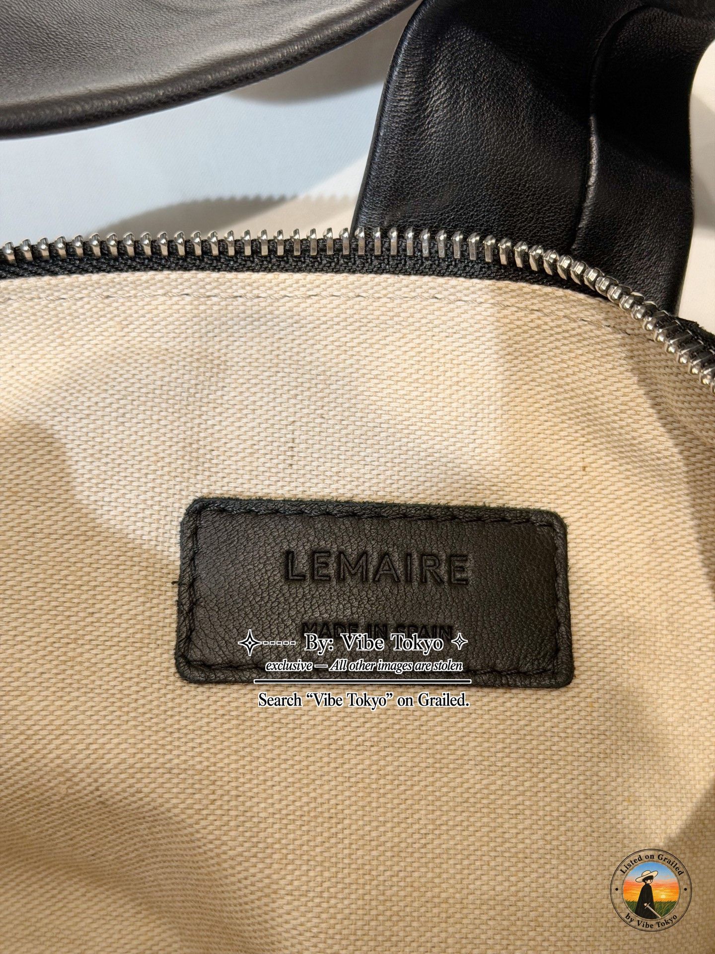 Lemaire LEMAIRE Black Leather Croissant Shoulder Bag Size ONE SIZE - 9 Thumbnail