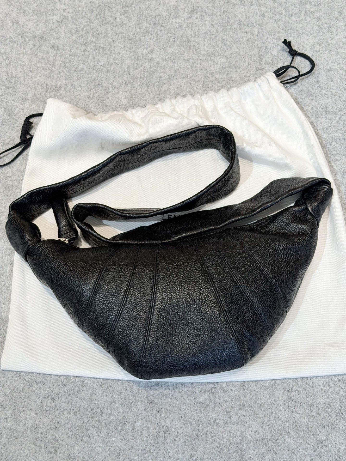 Lemaire Lemaire Small Croissant Bag Black Size ONE SIZE - 2 Thumbnail