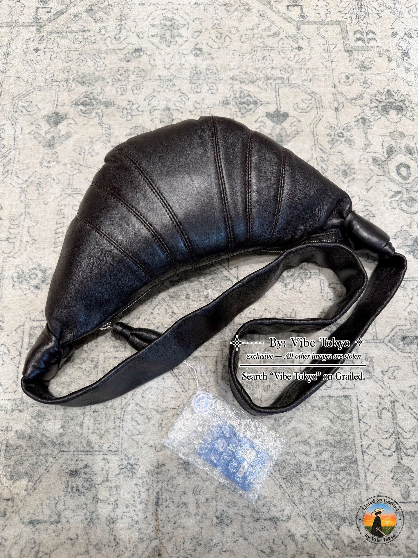 Lemaire LEMAIRE Croissant Leather Shoulder Bag Size ONE SIZE - 3 Thumbnail