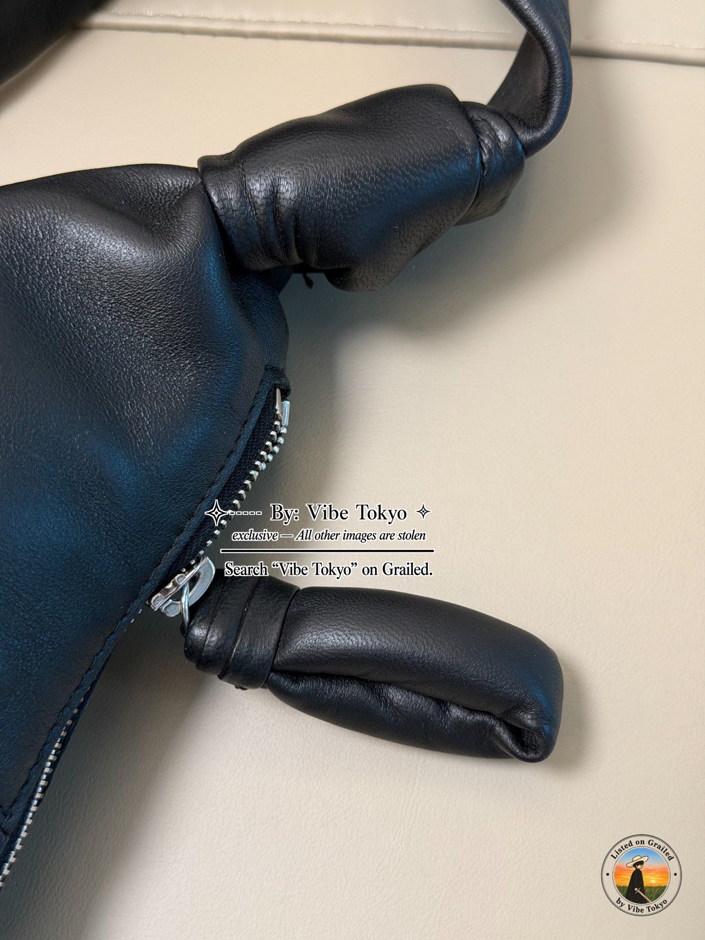 Lemaire Lemaire Black Leather Croissant Shoulder Bag Size ONE SIZE - 7 Thumbnail