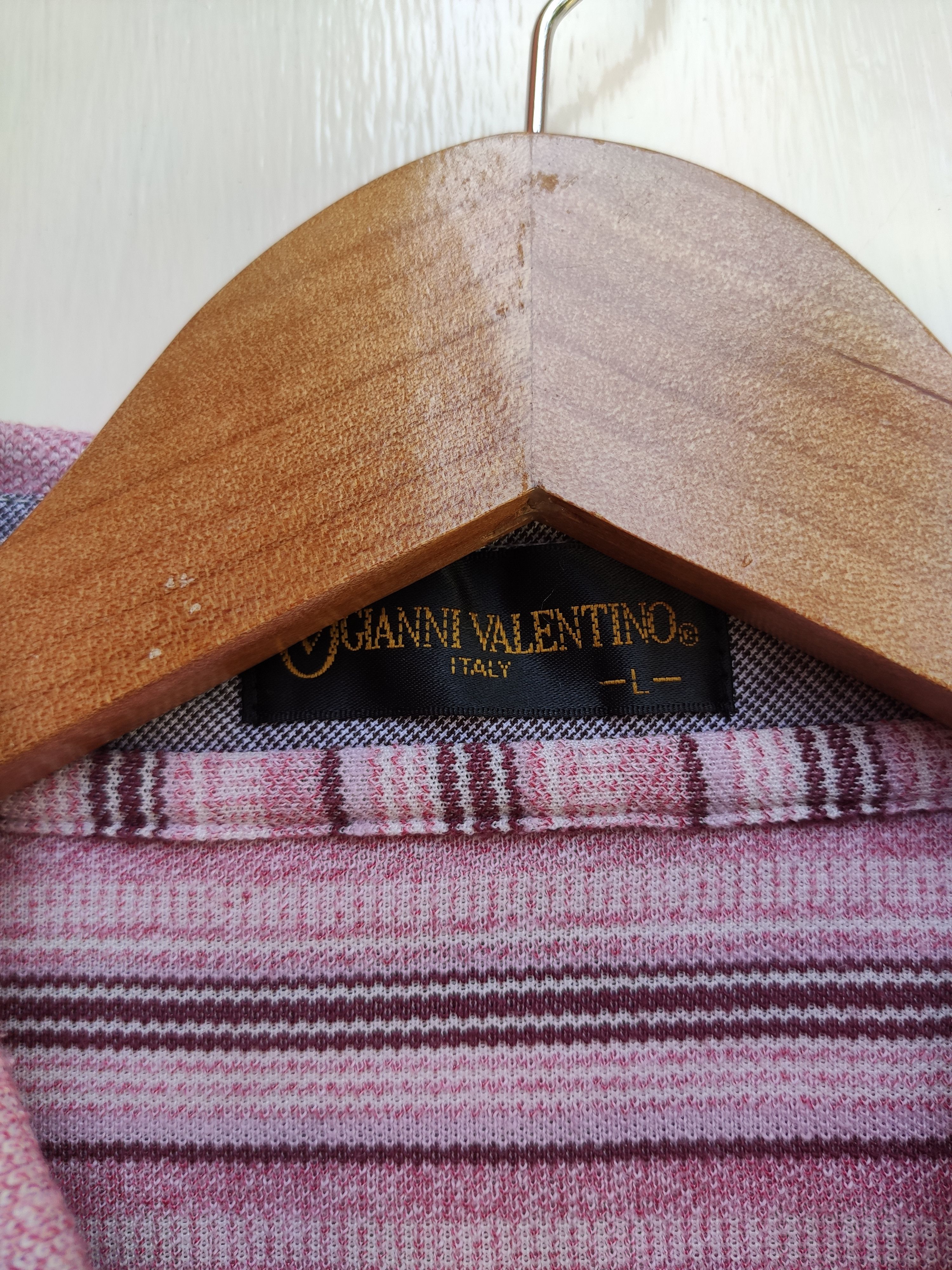Gianni Valentino 🔥 Vintage Gianni Valentino striped polos Size US M / EU 48-50 / 2 - 4 Thumbnail