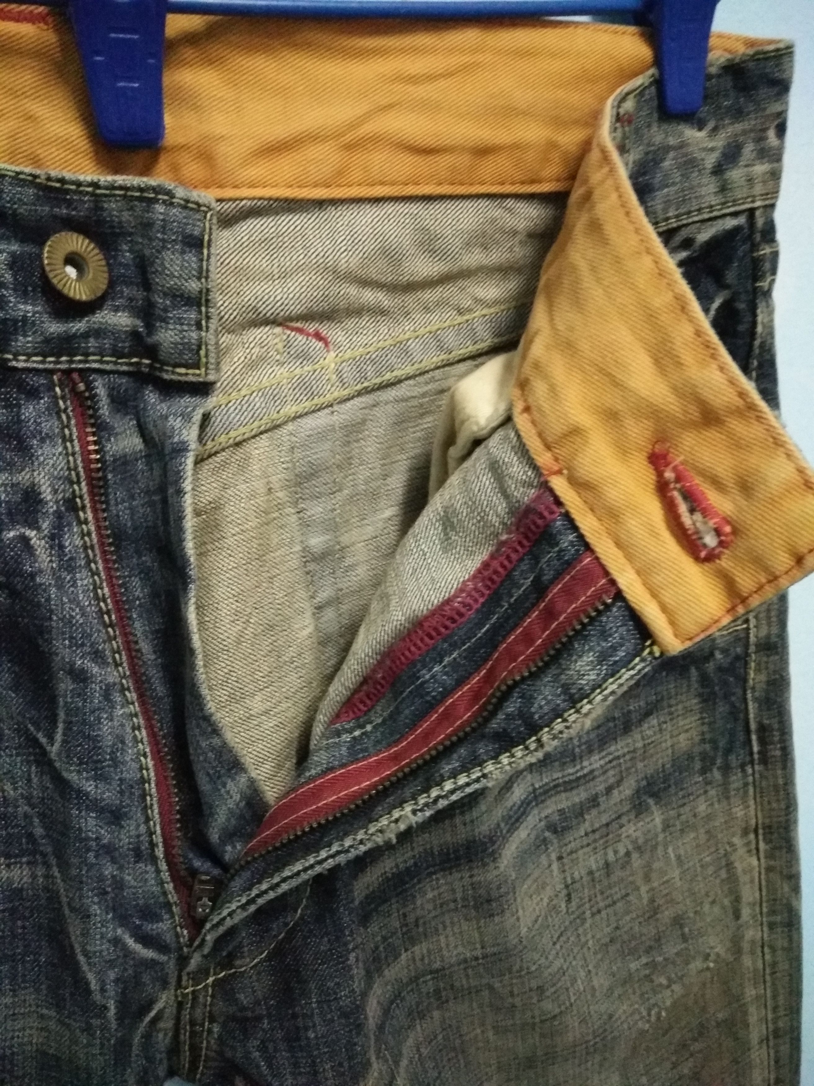 Eternal × Japanese Brand Rare Eternal Monogram Pocket Distressed Jeans Made in Japan Size US 36 / EU 52 - 10 Thumbnail