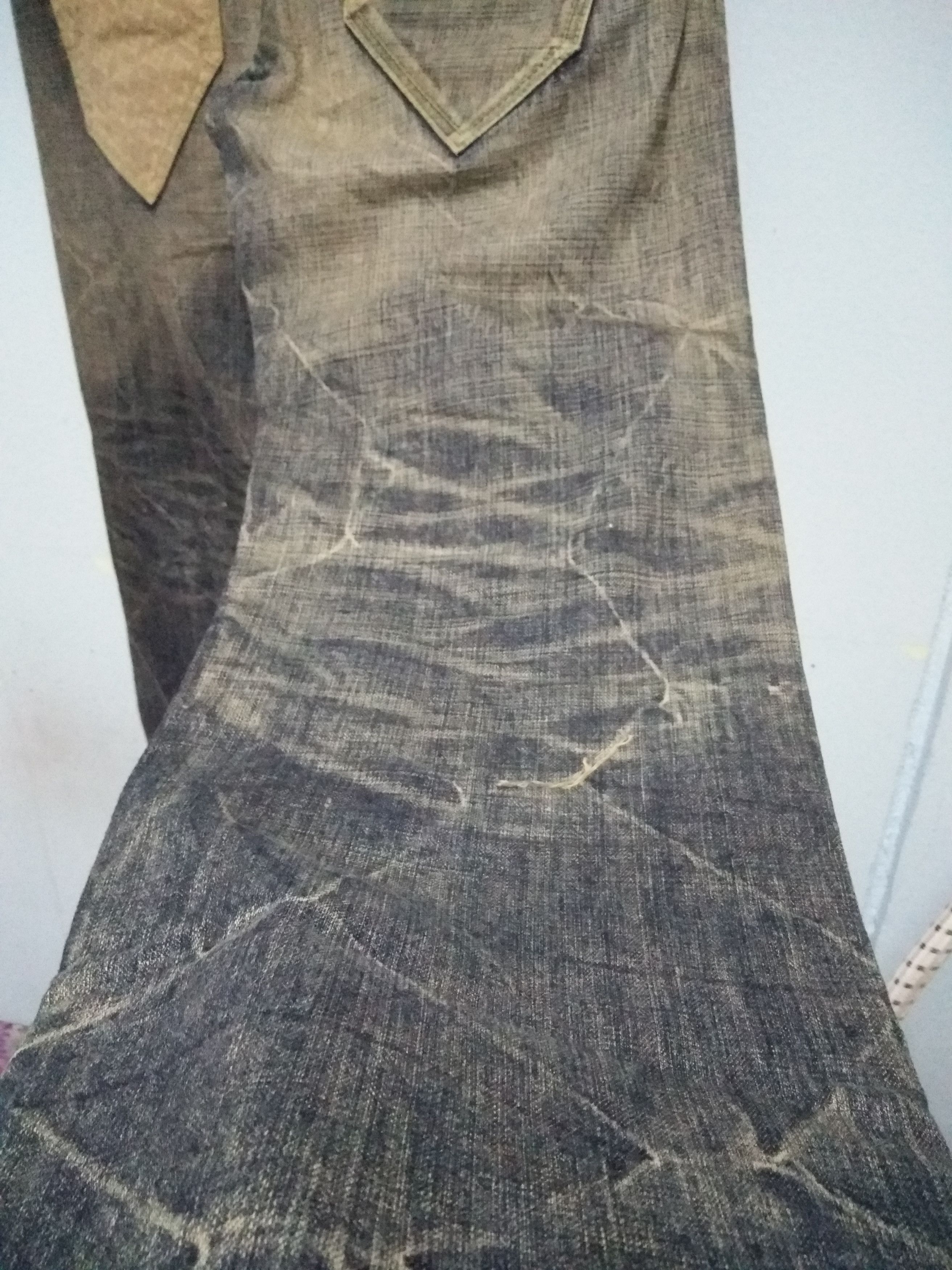 Eternal × Japanese Brand Rare Eternal Monogram Pocket Distressed Jeans Made in Japan Size US 36 / EU 52 - 8 Thumbnail
