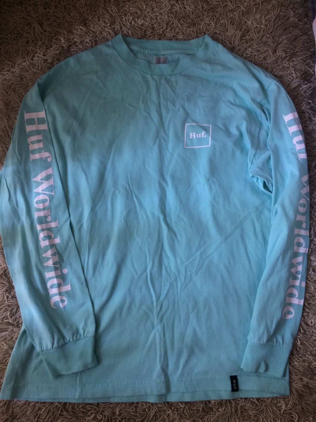 Huf 🛴🛴 Huf Worldwide Long Sleeve T-Shirt Size US M / EU 48-50 / 2 - 1 Thumbnail