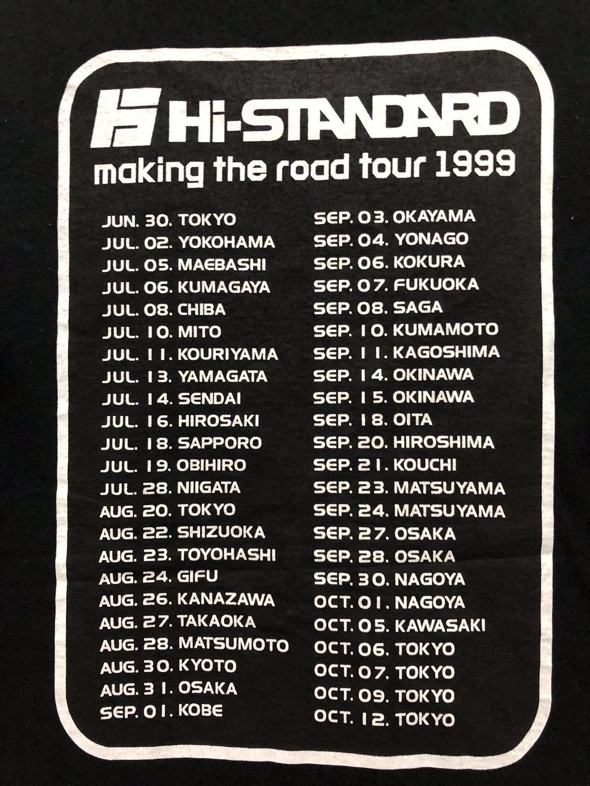 Band Tees × Vintage Vintage HI-STANDARD pizza of the death record 90s Tour tee Size US M / EU 48-50 / 2 - 4 Thumbnail