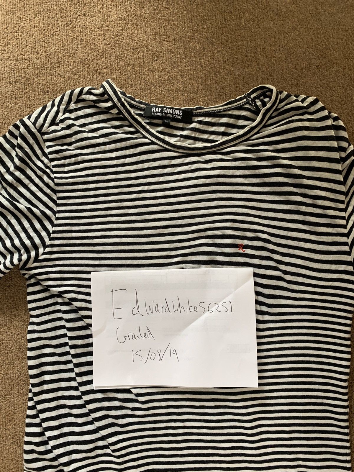 Raf Simons Raf Simons Spring/Summer 2007 Striped Shirt 48