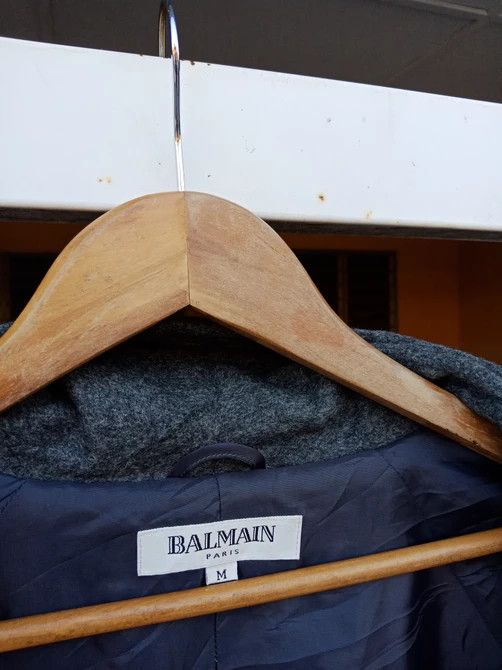 Balmain × Pierre Balmain Balmain Paris Fur Faux Light Jacket Size US L / EU 52-54 / 3 - 7 Thumbnail