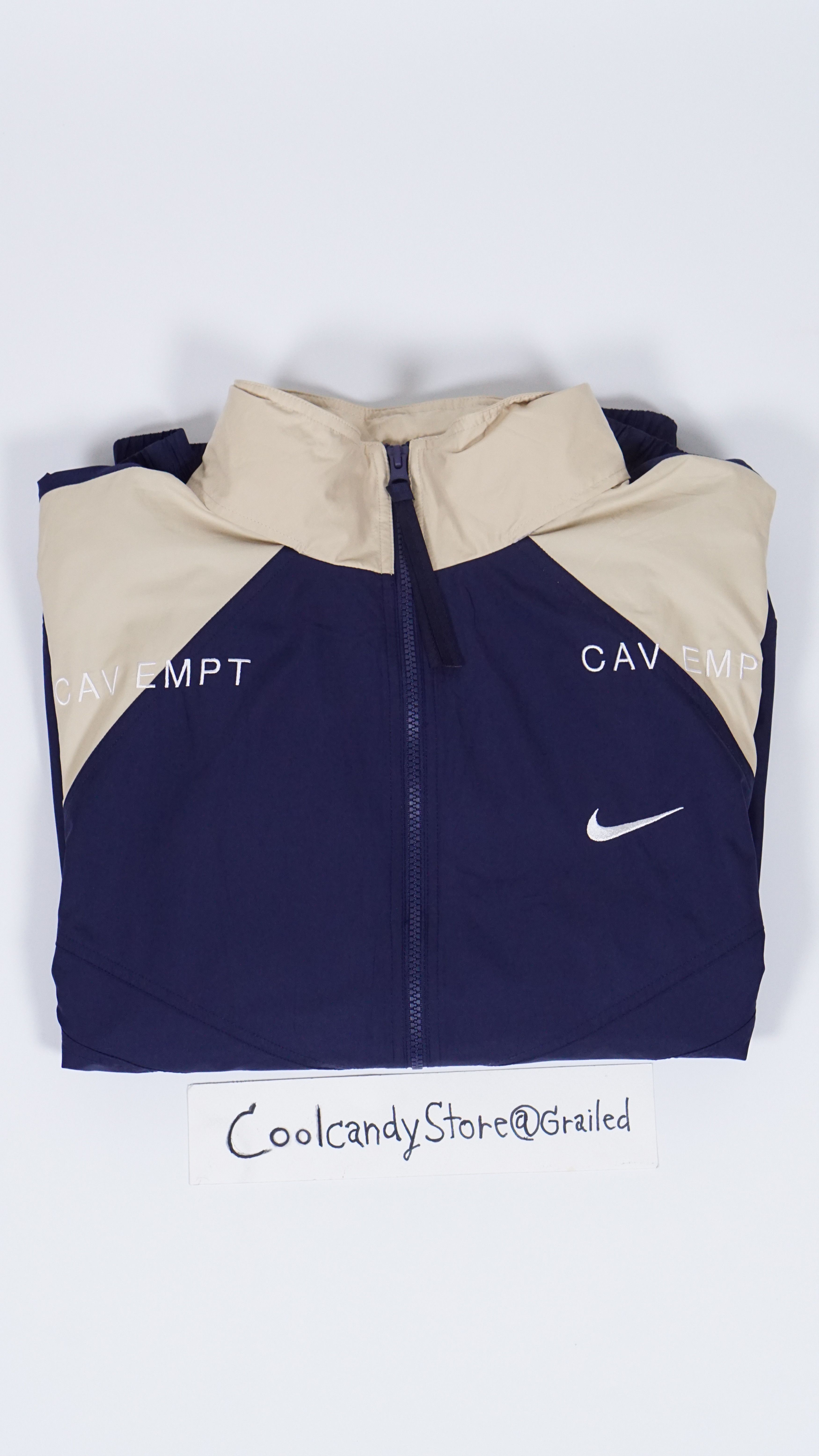 Nike x CE Track Jacket Navy/Tan Men's - FW18 - US