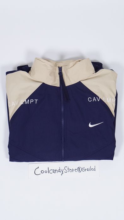 レアUSED] NIKE x C.E CAVEMPT TRACK JACKET - ナイロンジャケット