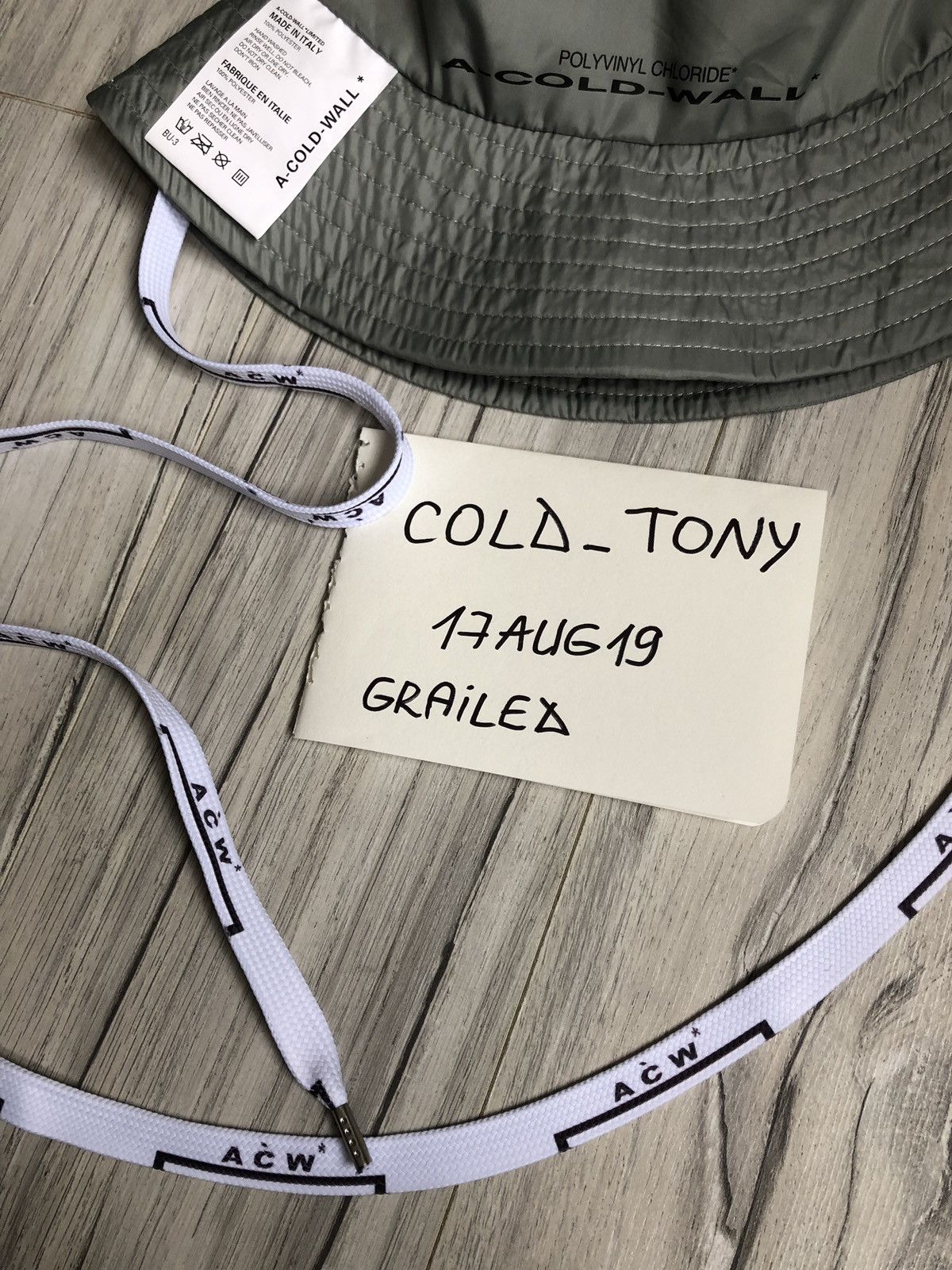 A-COLD-WALL* A Cold Wall Logo Bucket Hat Size ONE SIZE - 3 Thumbnail