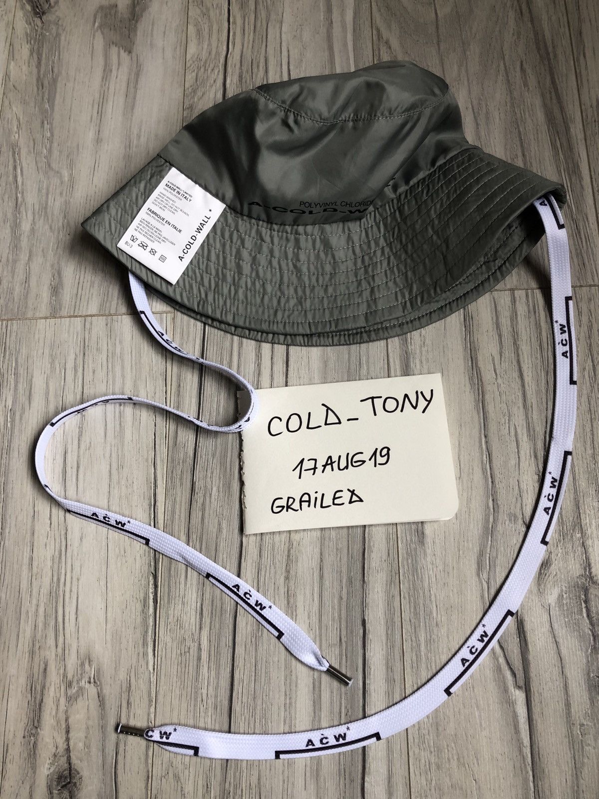 A-COLD-WALL* A Cold Wall Logo Bucket Hat Size ONE SIZE - 1 Thumbnail