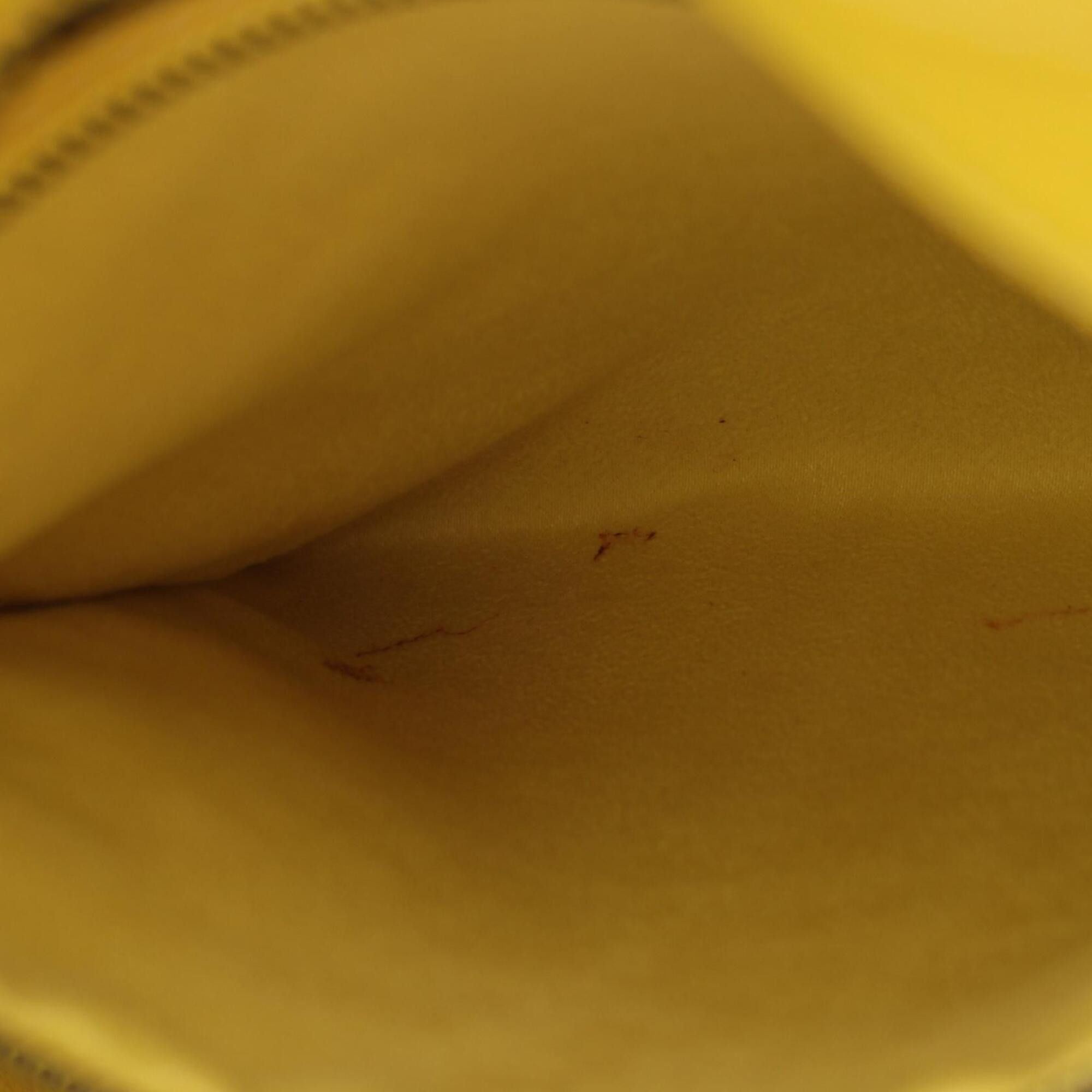 Celine Celine Luggage Mini Shopper Handbag, Leather, Women's, Yellow Size ONE SIZE - 5 Thumbnail