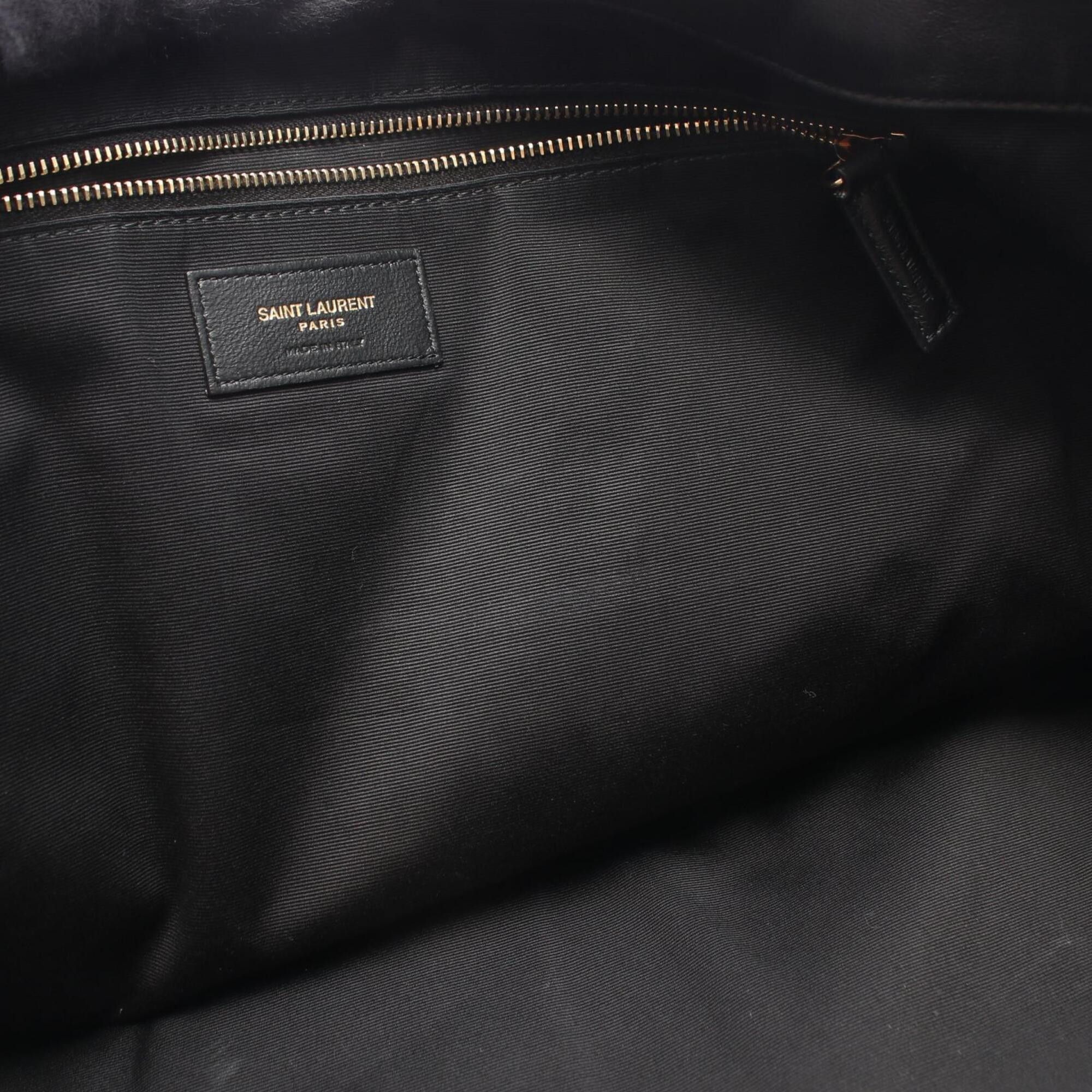 Yves Saint Laurent Yves Saint Laurent Saint Laurent Paris Icare Maxi Tote Bag Handbag Leather Women's Black 698651AAANG1000 Size ONE SIZE - 5 Thumbnail