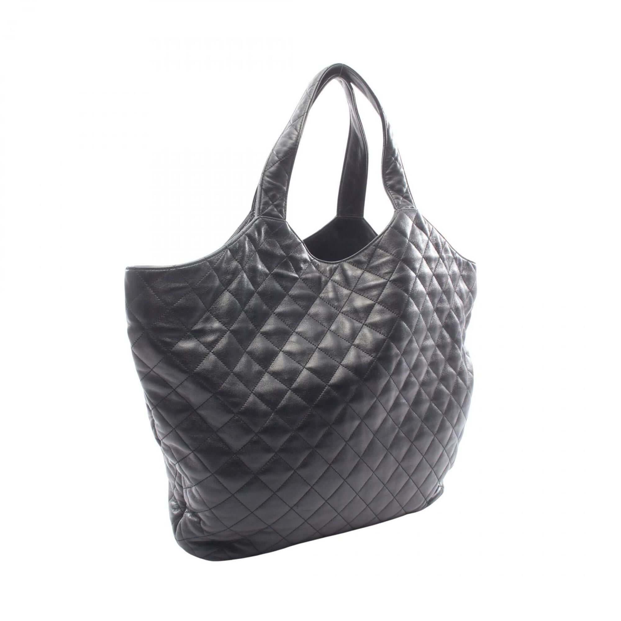Yves Saint Laurent Yves Saint Laurent Saint Laurent Paris Icare Maxi Tote Bag Handbag Leather Women's Black 698651AAANG1000 Size ONE SIZE - 2 Thumbnail