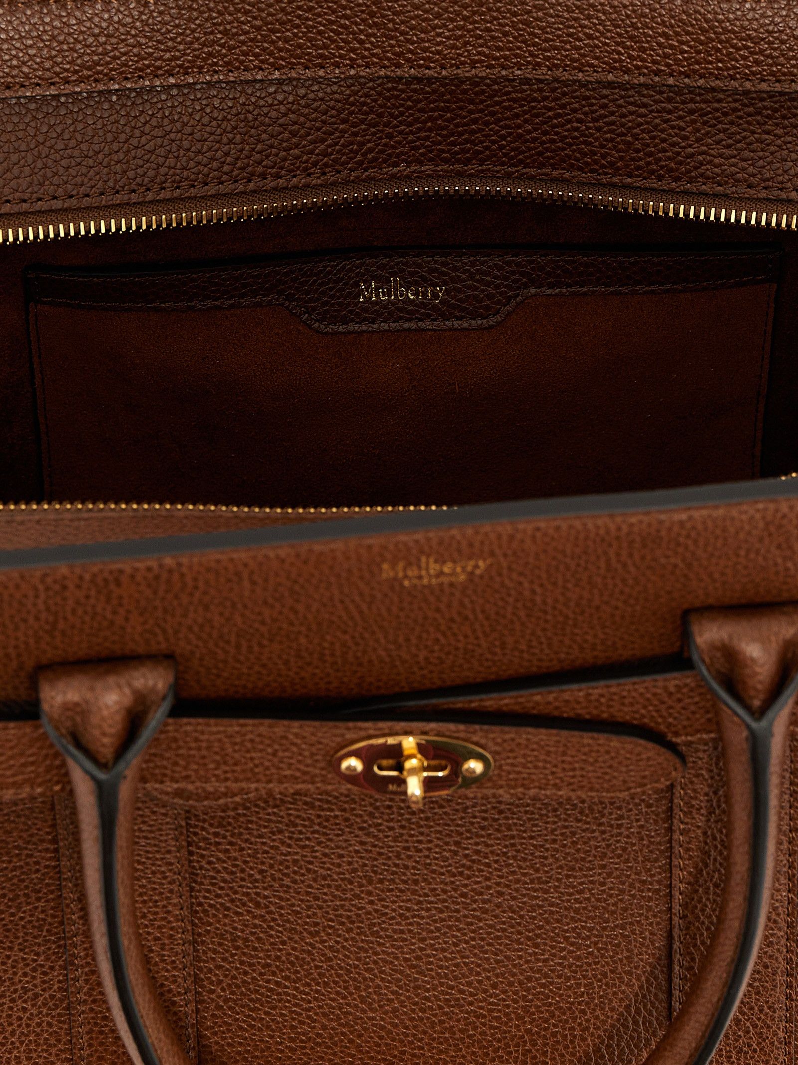 Mulberry Shopping 'Small Zipped Bayswater' Size ONE SIZE - 4 Thumbnail
