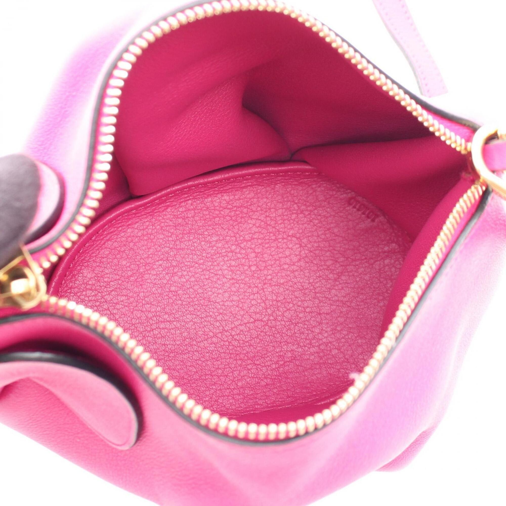 Loewe Loewe Elephant Bag Mini Shoulder Handbag Calfskin Women's Pink Size ONE SIZE - 3 Thumbnail