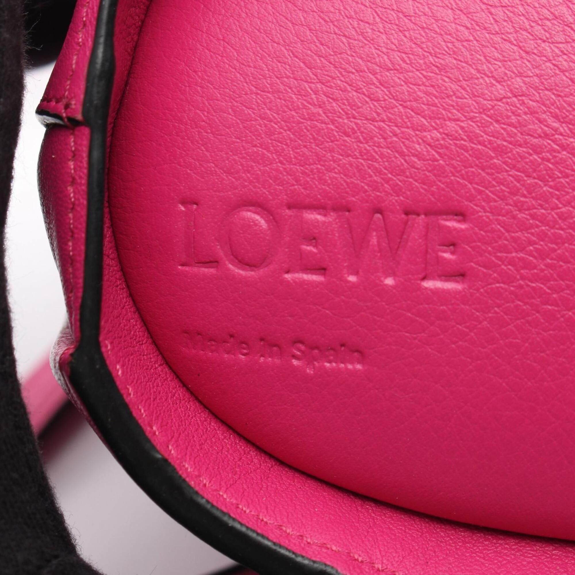 Loewe Loewe Elephant Bag Mini Shoulder Handbag Calfskin Women's Pink Size ONE SIZE - 4 Thumbnail