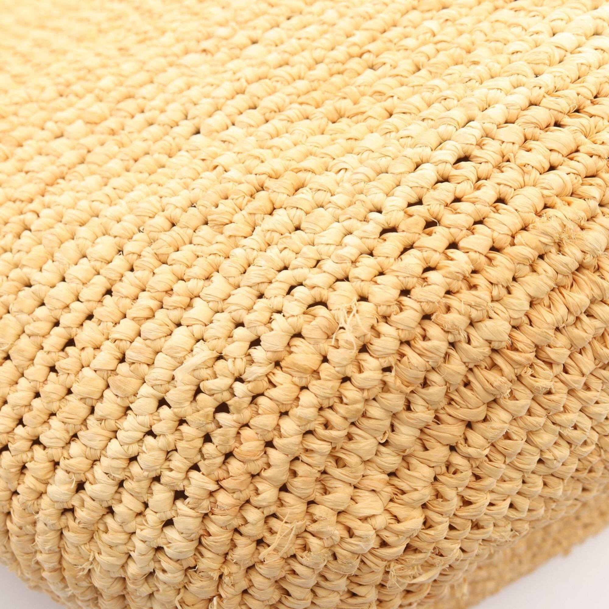 Loewe Loewe Slit Handbag, Leather Raffia Women's, Beige/Brown Size ONE SIZE - 5 Thumbnail