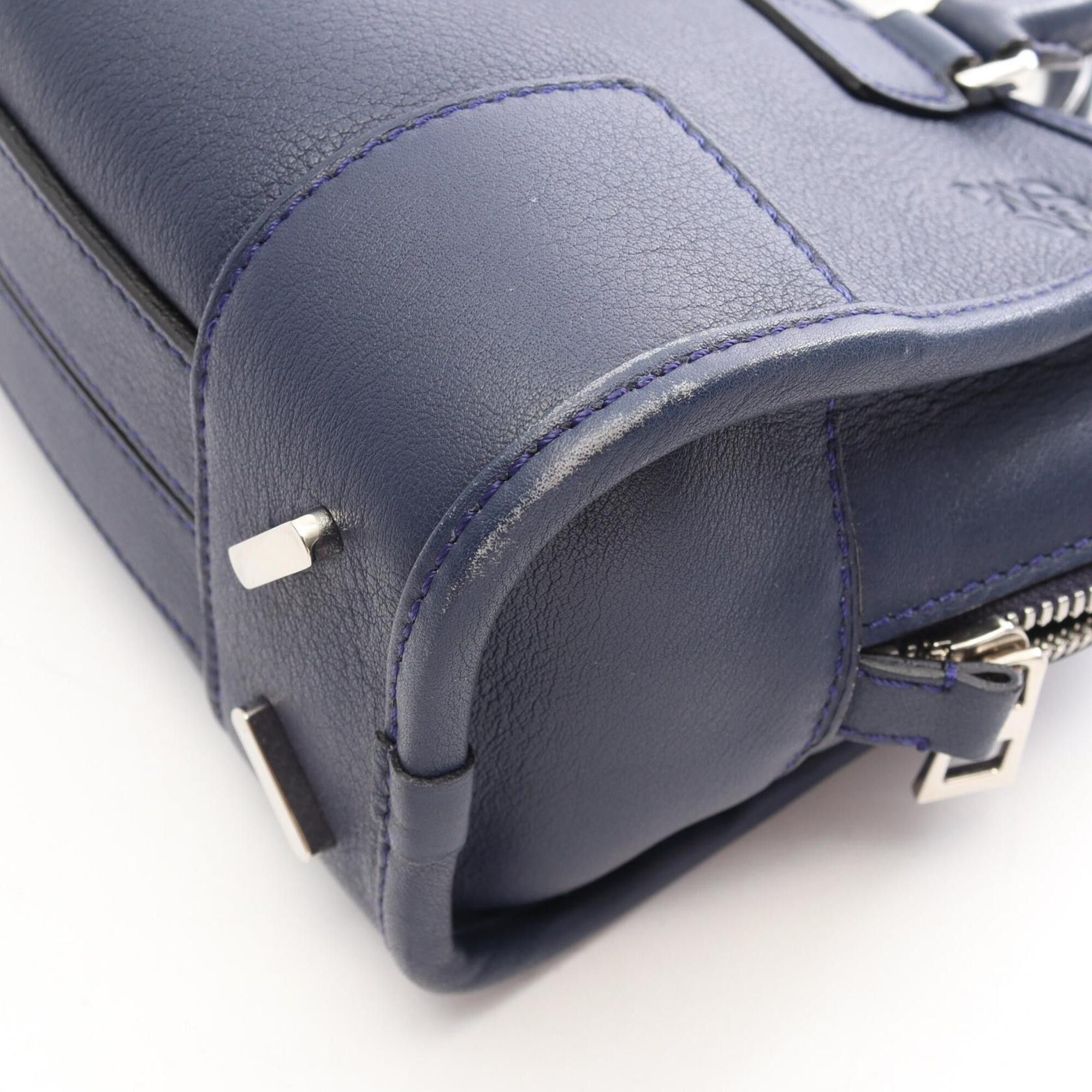 Loewe Loewe Amazona 23 2-Way Handbag, Leather, Women's, Navy Size ONE SIZE - 12 Thumbnail