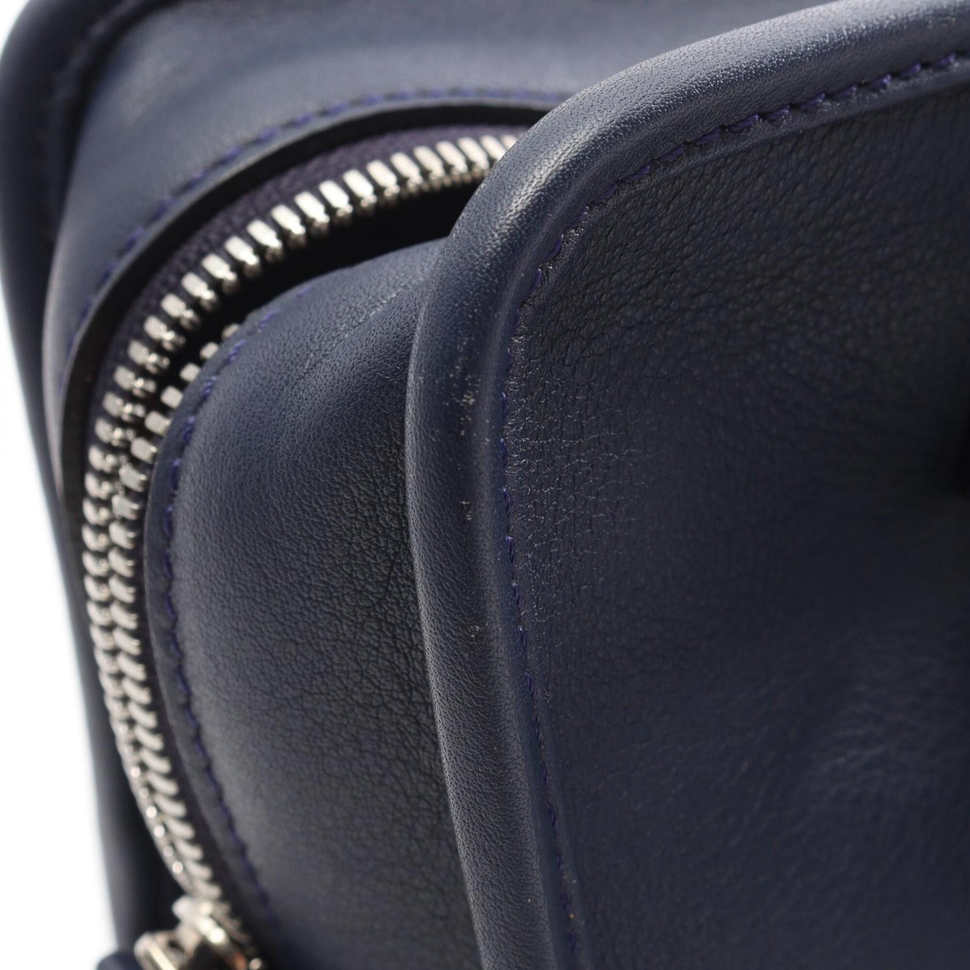 Loewe Loewe Amazona 23 2-Way Handbag, Leather, Women's, Navy Size ONE SIZE - 6 Thumbnail