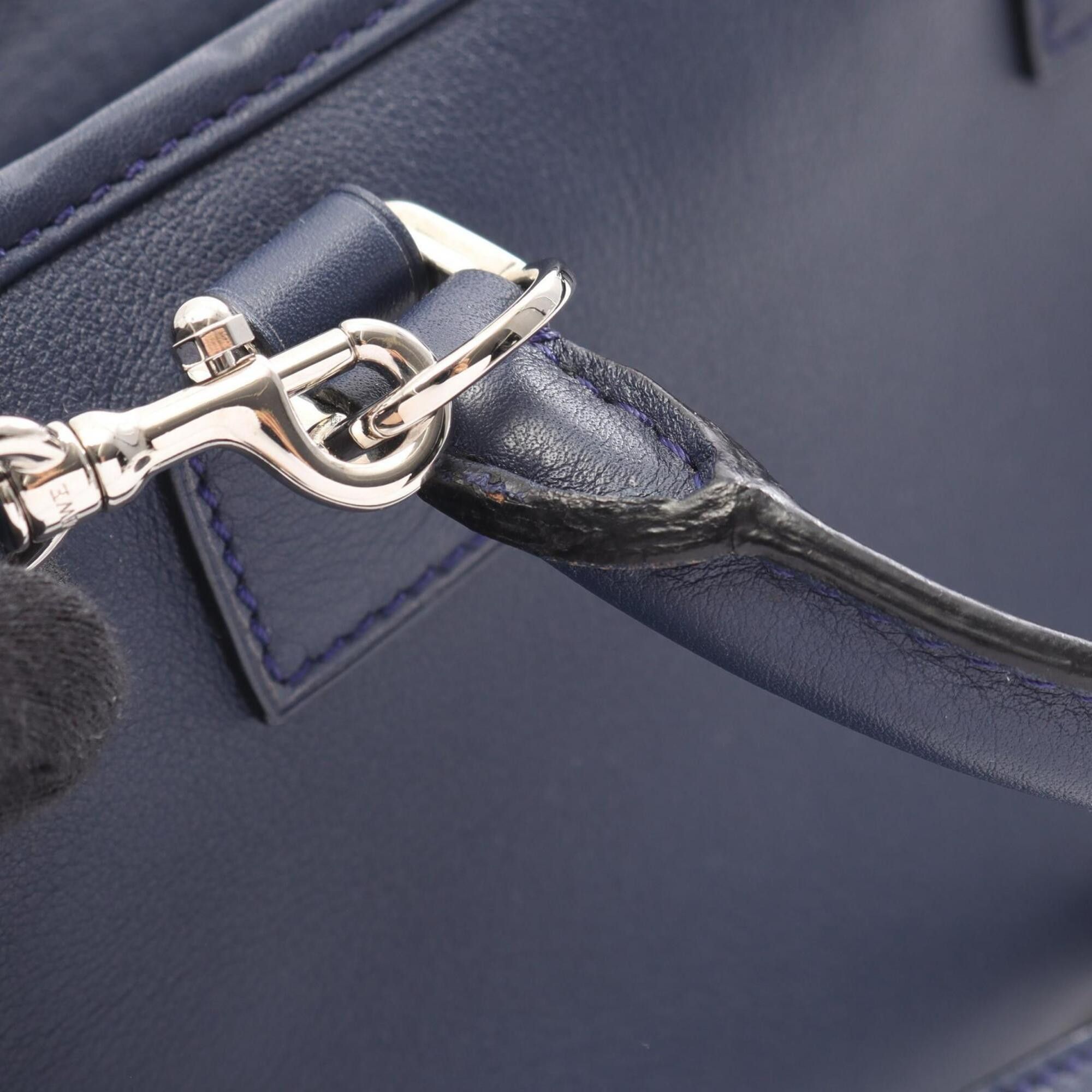 Loewe Loewe Amazona 23 2-Way Handbag, Leather, Women's, Navy Size ONE SIZE - 8 Thumbnail