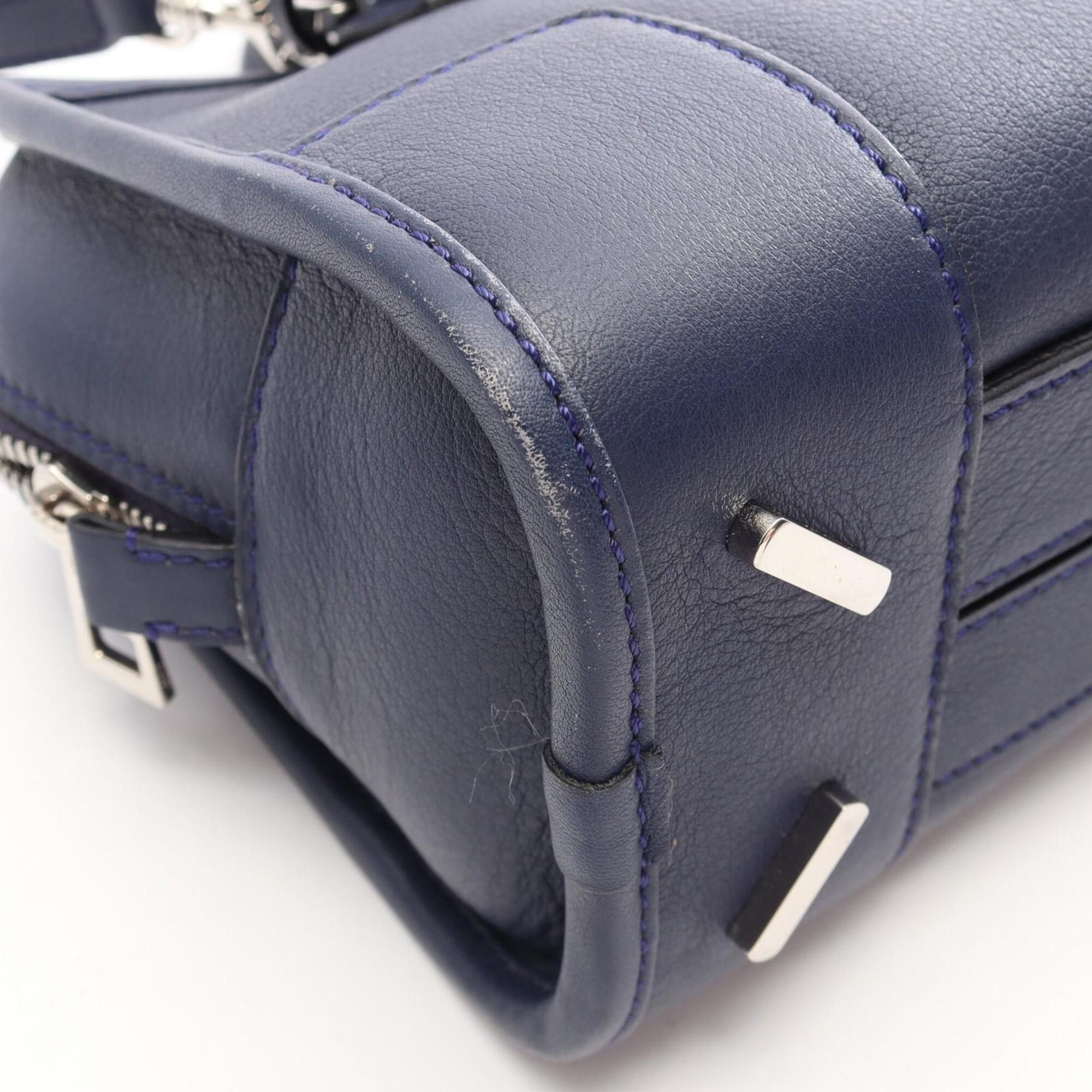 Loewe Loewe Amazona 23 2-Way Handbag, Leather, Women's, Navy Size ONE SIZE - 13 Thumbnail