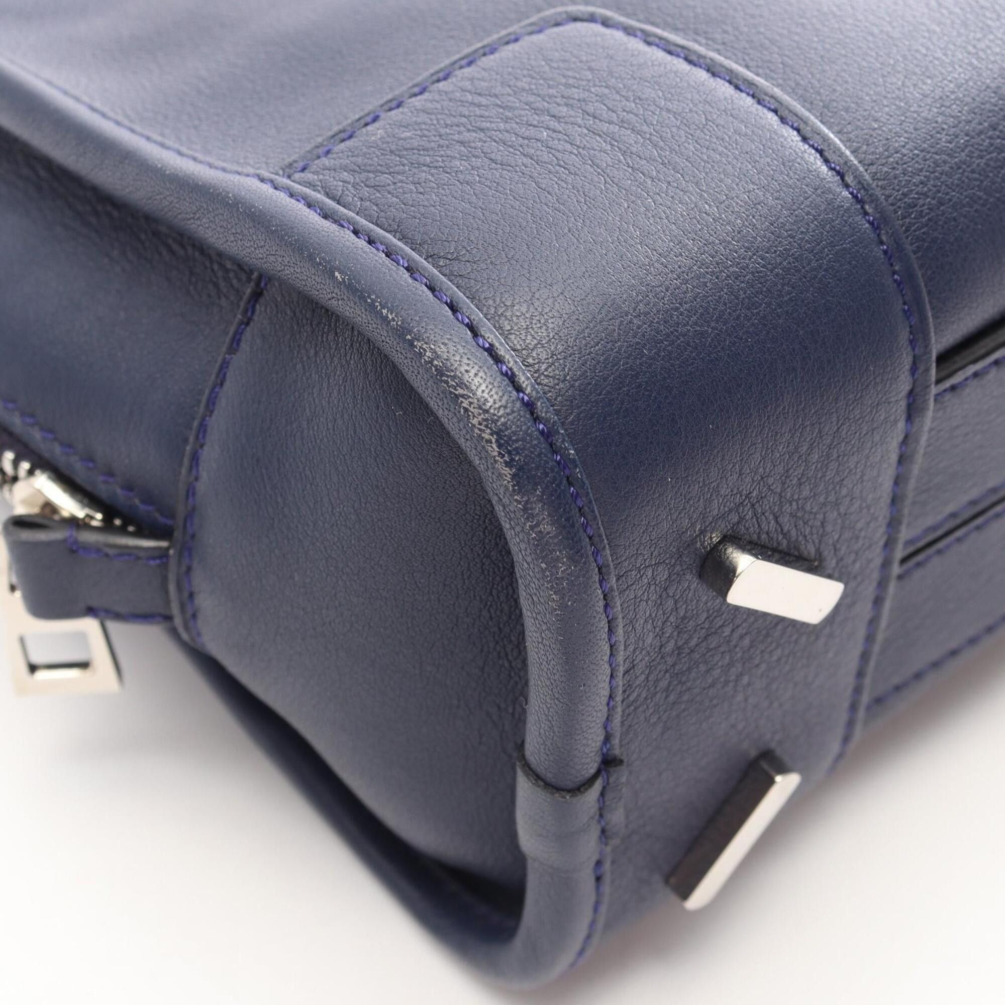 Loewe Loewe Amazona 23 2-Way Handbag, Leather, Women's, Navy Size ONE SIZE - 14 Thumbnail
